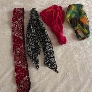 Chic Women's Headband Collection - Red, Black, Pink, Multicolor